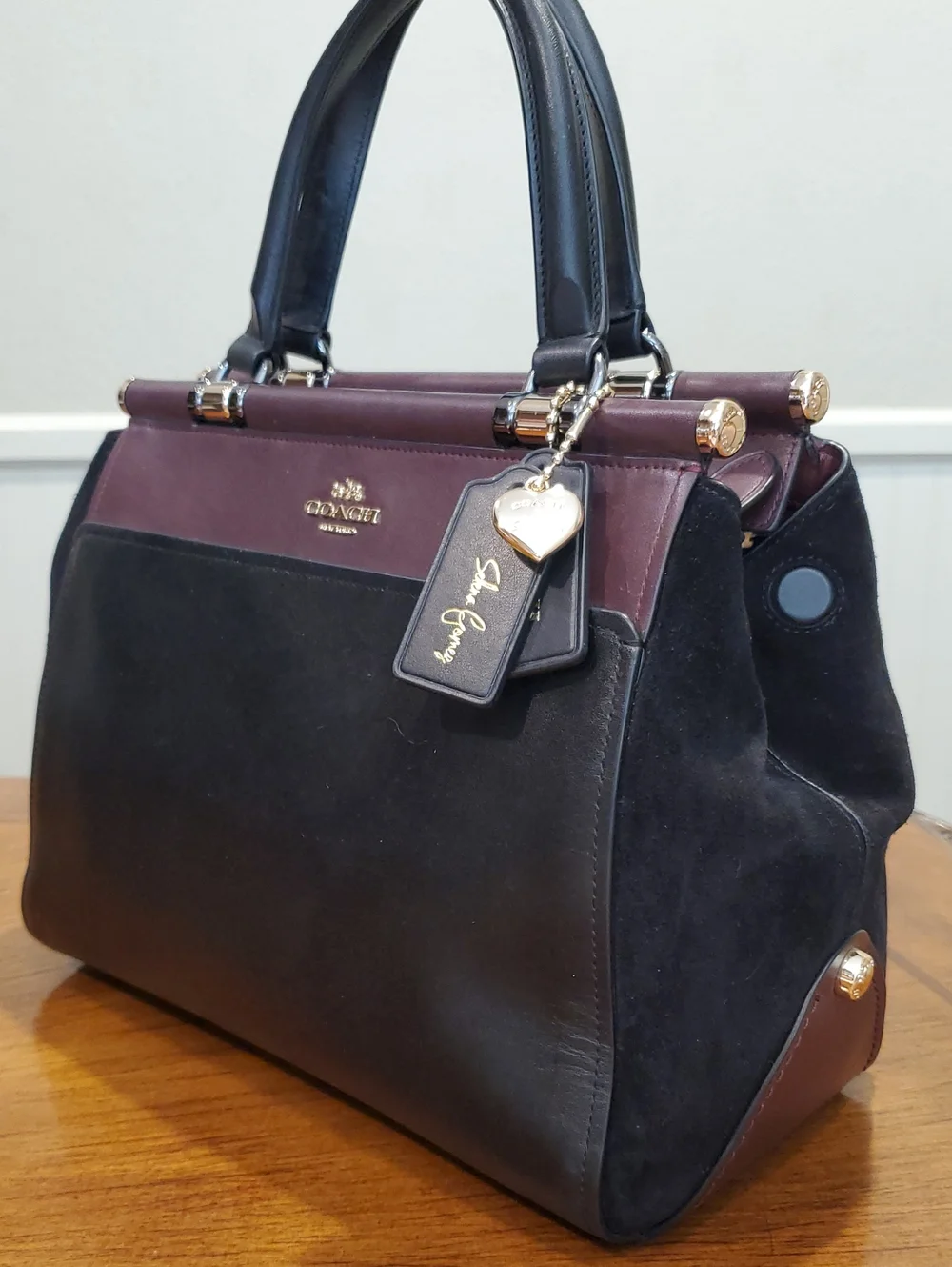 Like NEW Coach x Selena Gomez Colorblock Grace Bag